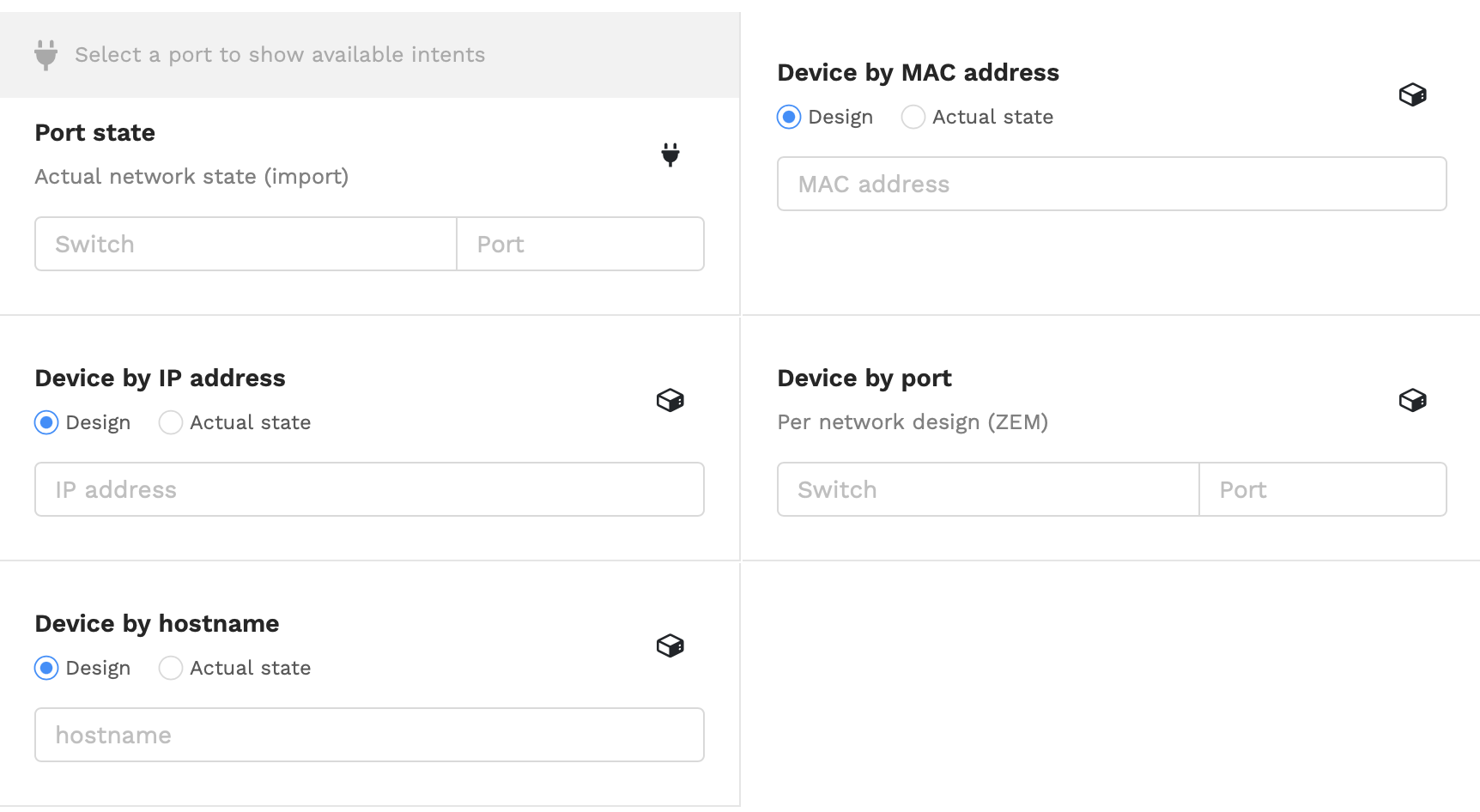 Quick Analysis widgets